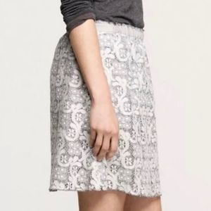 J. Crew Lace Mini Skirt